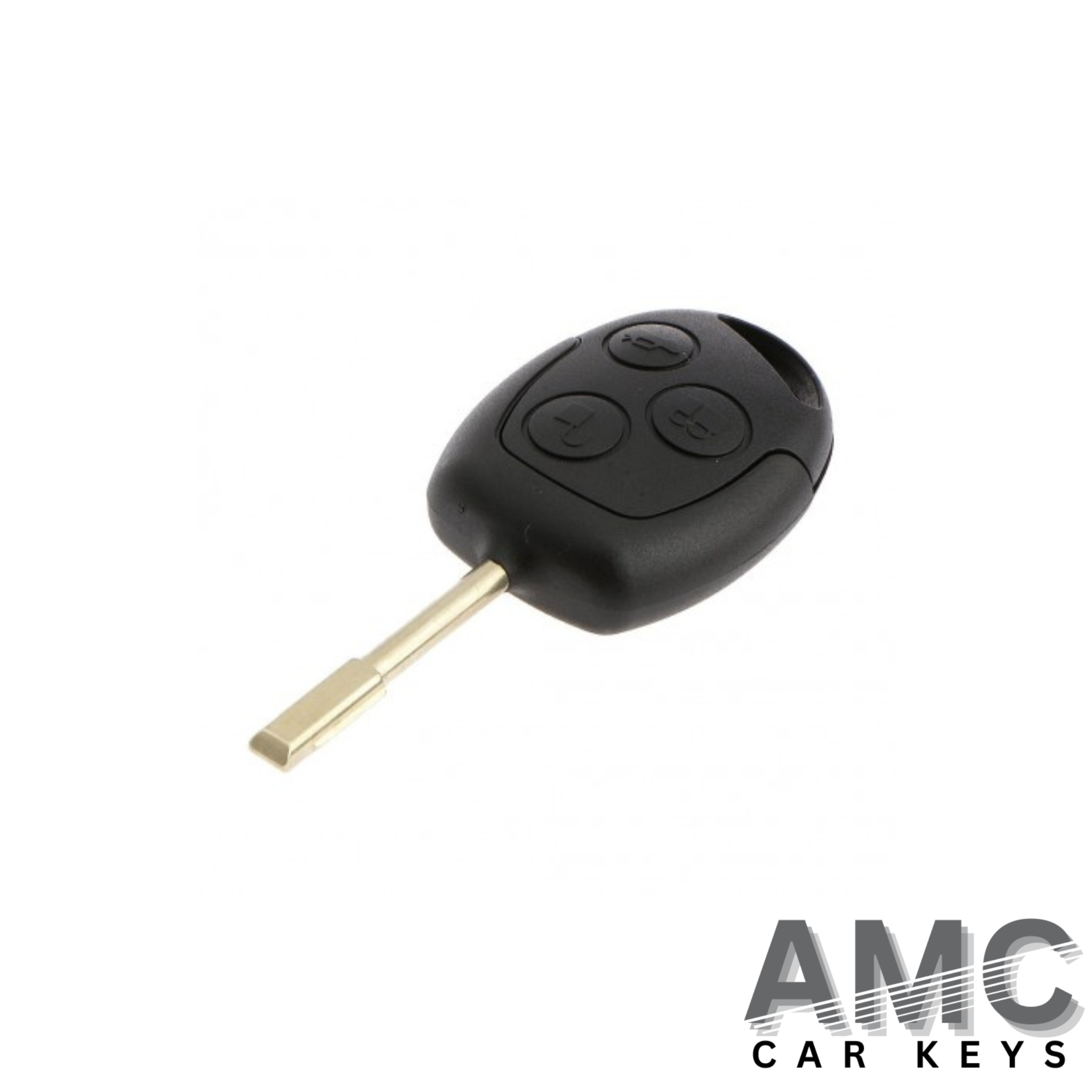 Amc Rack Key Fixed Blade 3 Button Remote Key For Ford – AMC Automotive