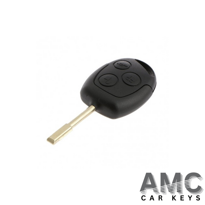 Fixed Blade 3 Button Remote Key For Ford